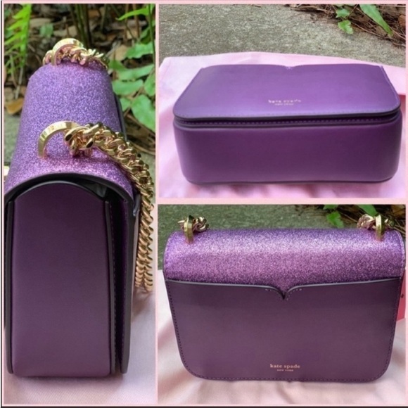 Kate Spade Purple Candy Nicola Crossbody Clutch Bag - Picture 6 of 7